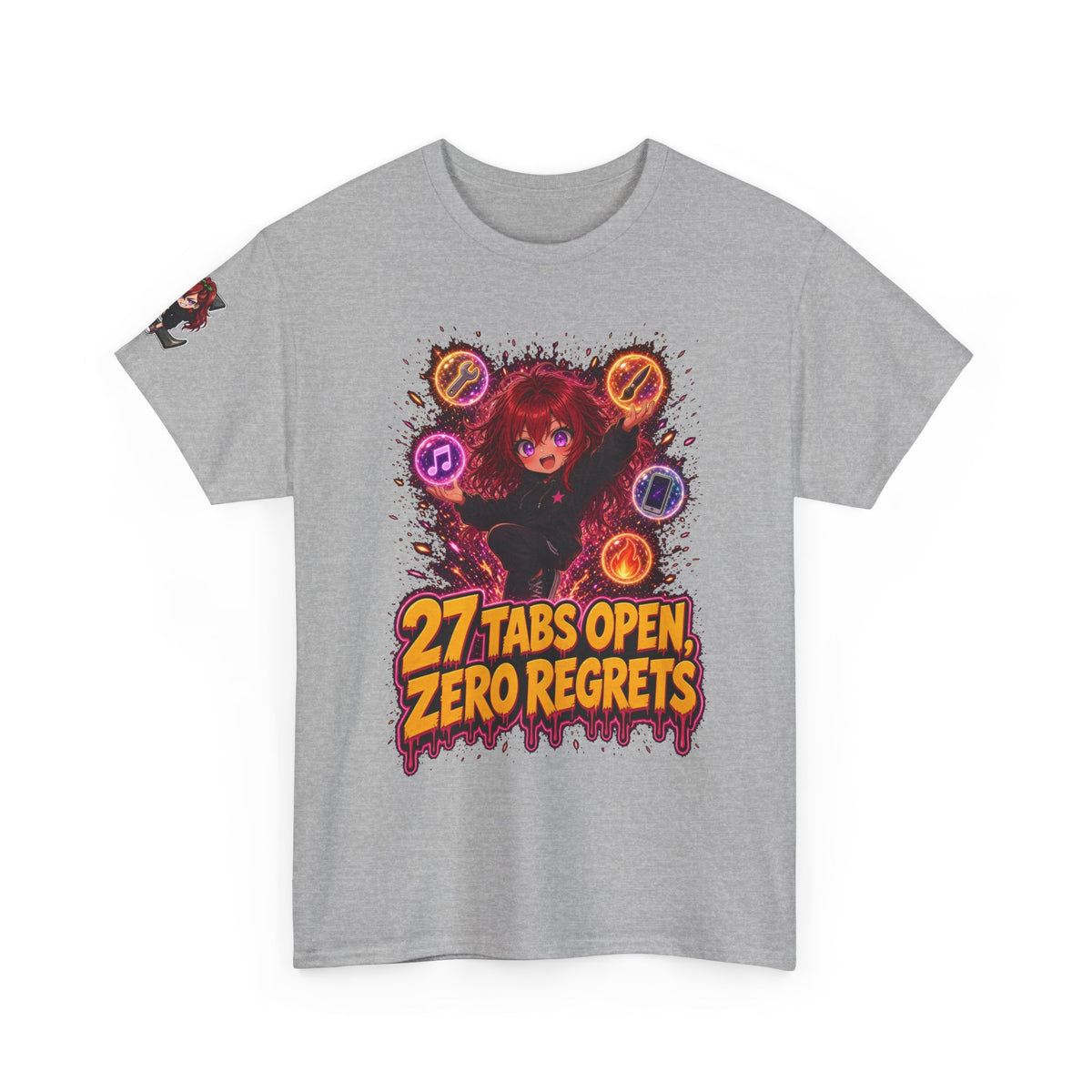 27 Tabs Open, Zero Regrets Tee - Nova