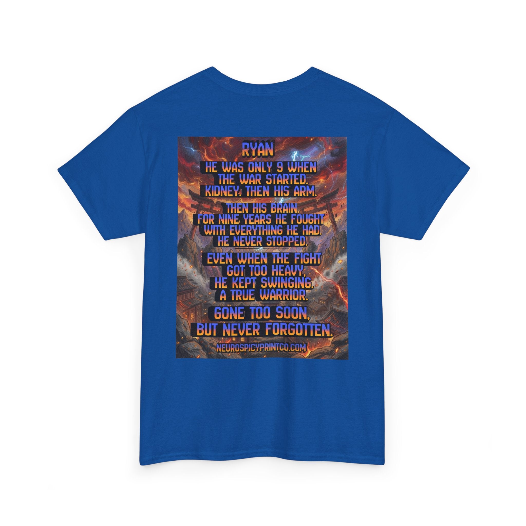 Ryan's Shirt — A Warrior's Art Lives On