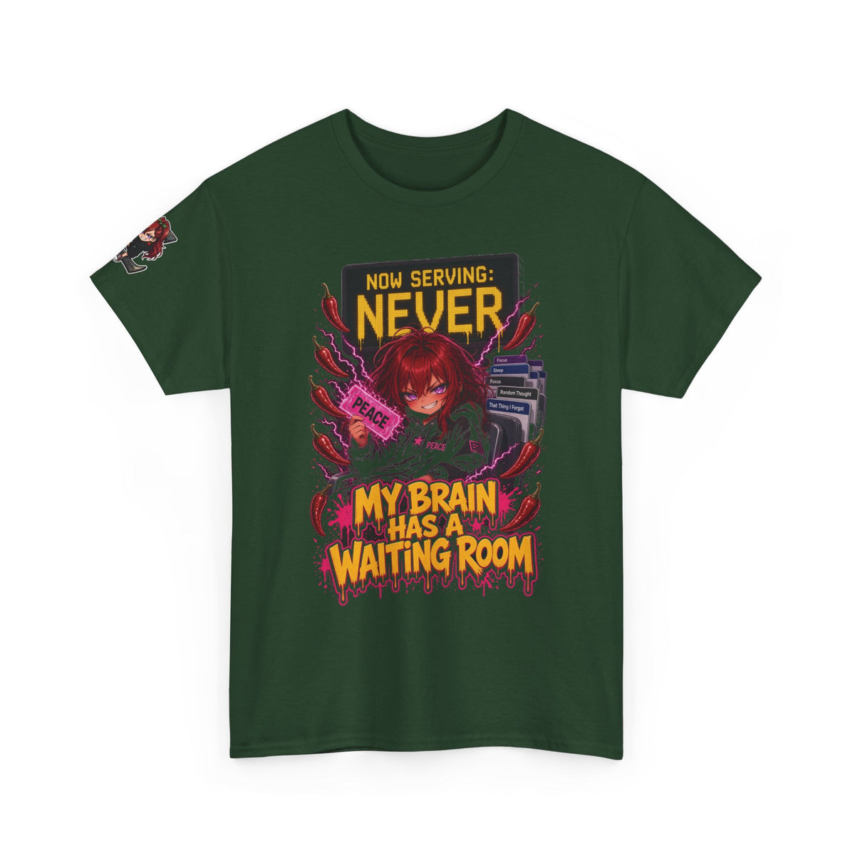 My Brain Has a Waiting Room Tee - Nova