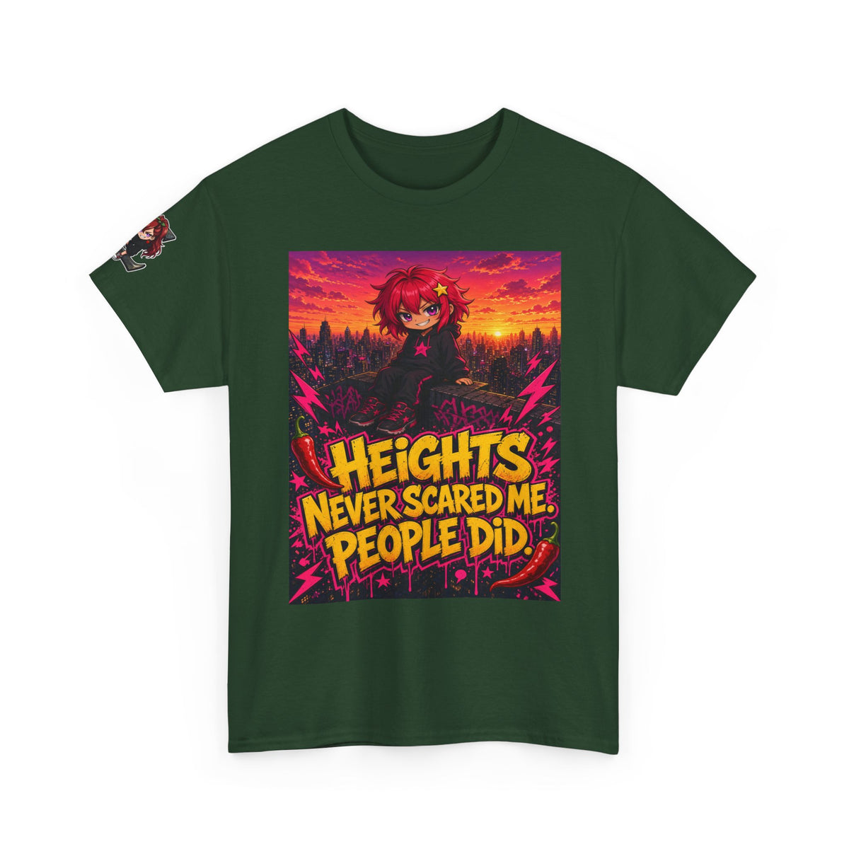Heights Never Scared Me. People Did. Tee - Nova
