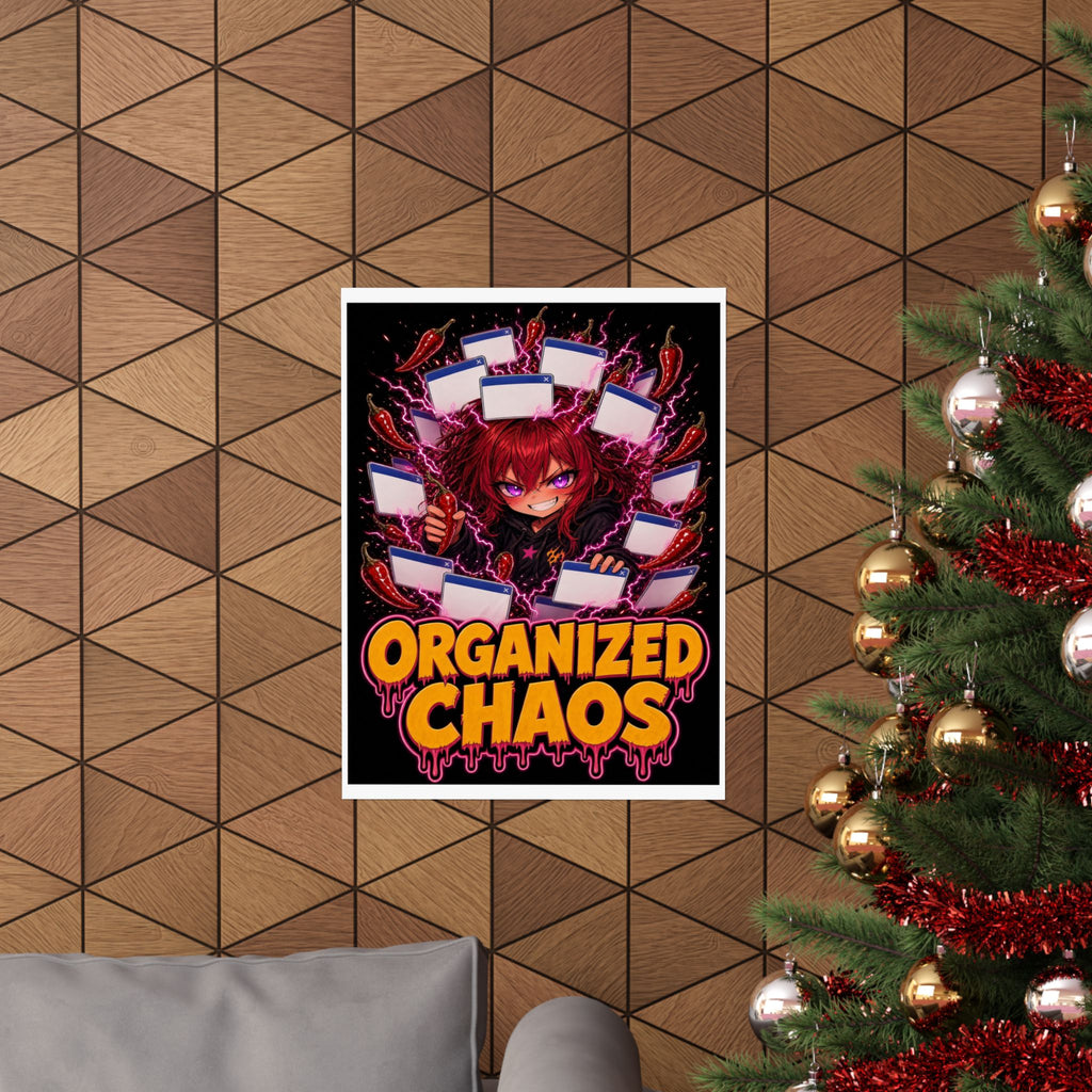 Organized Chaos: 47 Tabs, One Plan — Nova Poster (Nova Chaos)