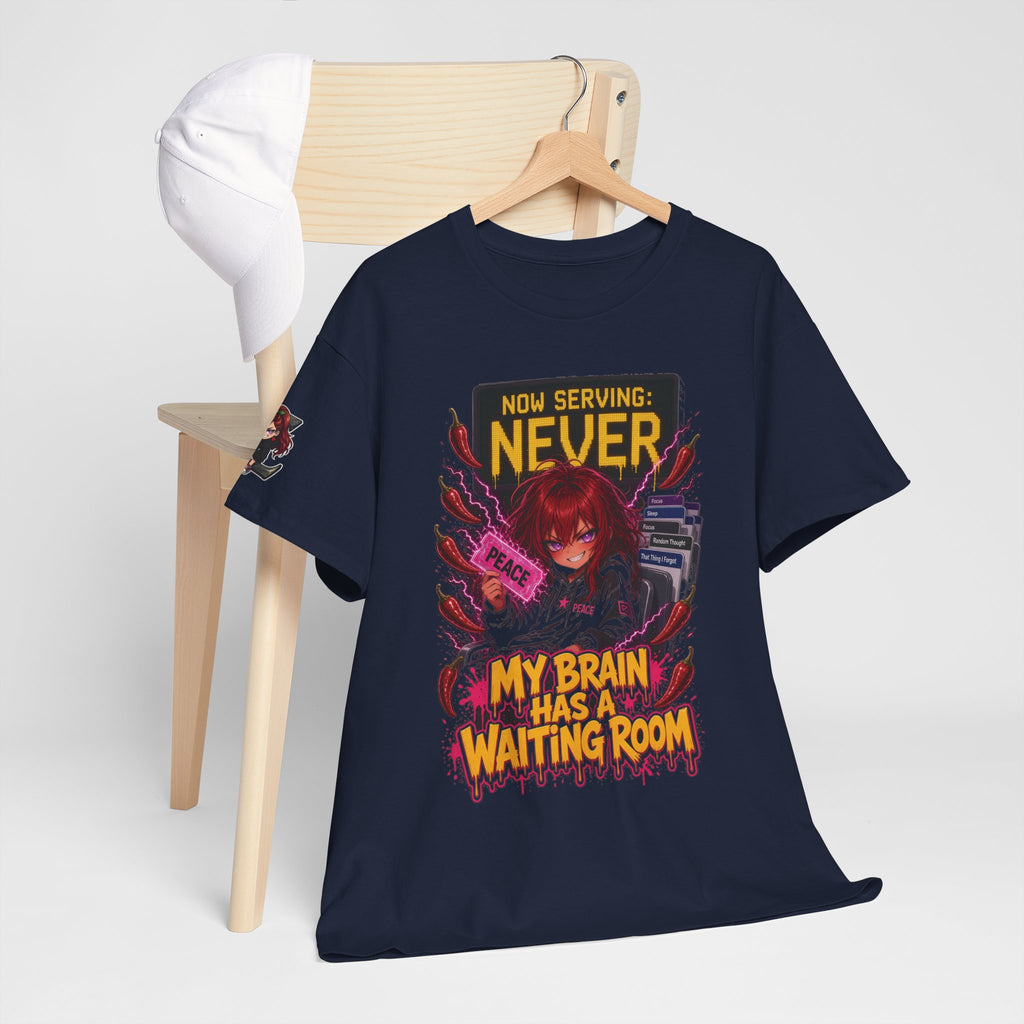 My Brain Has a Waiting Room Tee - Nova
