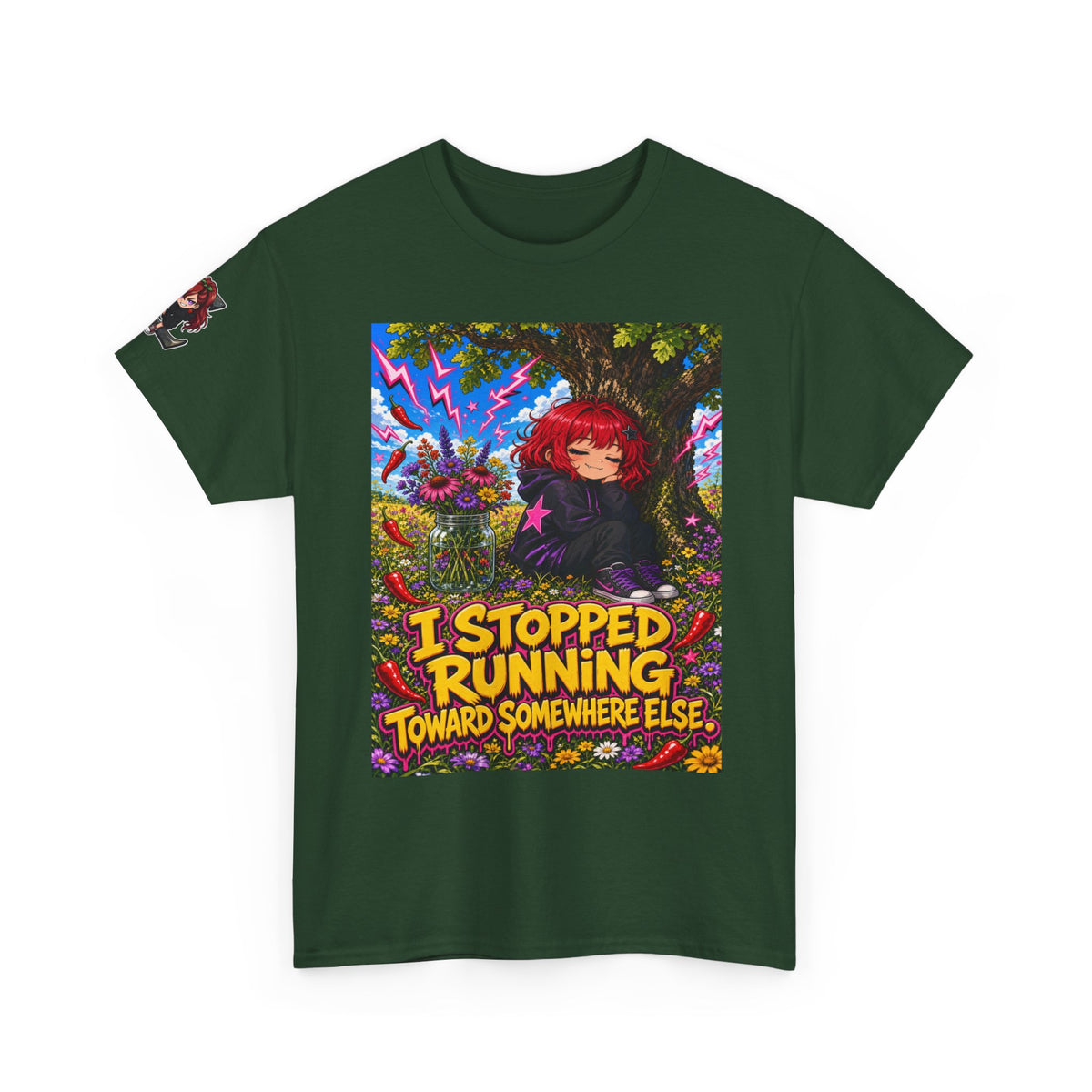 I Stopped Running Toward Somewhere Else. Tee - Nova