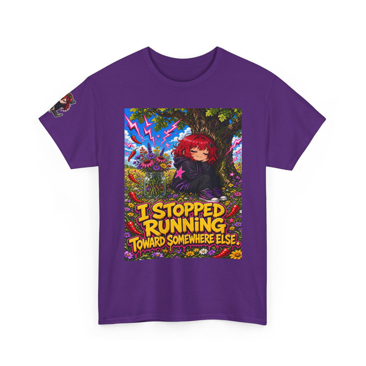 I Stopped Running Toward Somewhere Else. Tee - Nova
