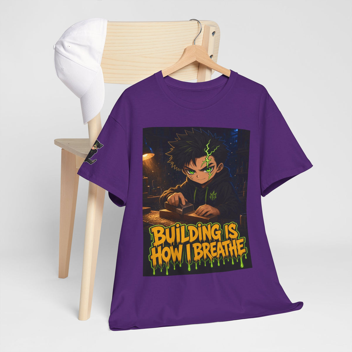 Building Is How I Breathe — Silas Tee