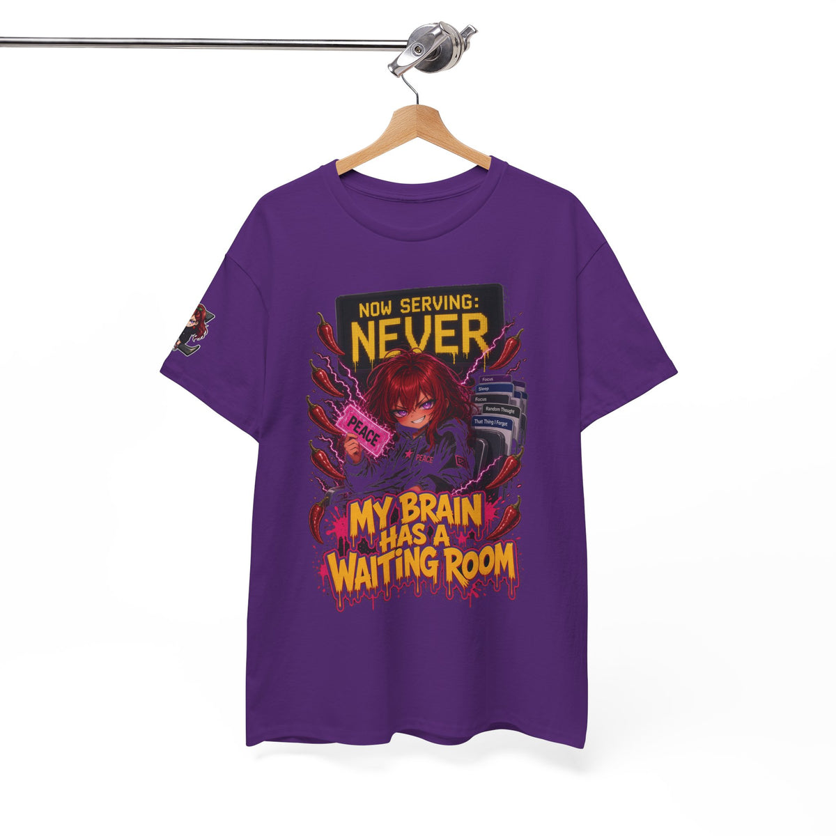 My Brain Has a Waiting Room Tee - Nova