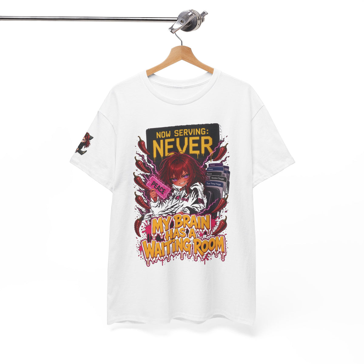 My Brain Has a Waiting Room Tee - Nova