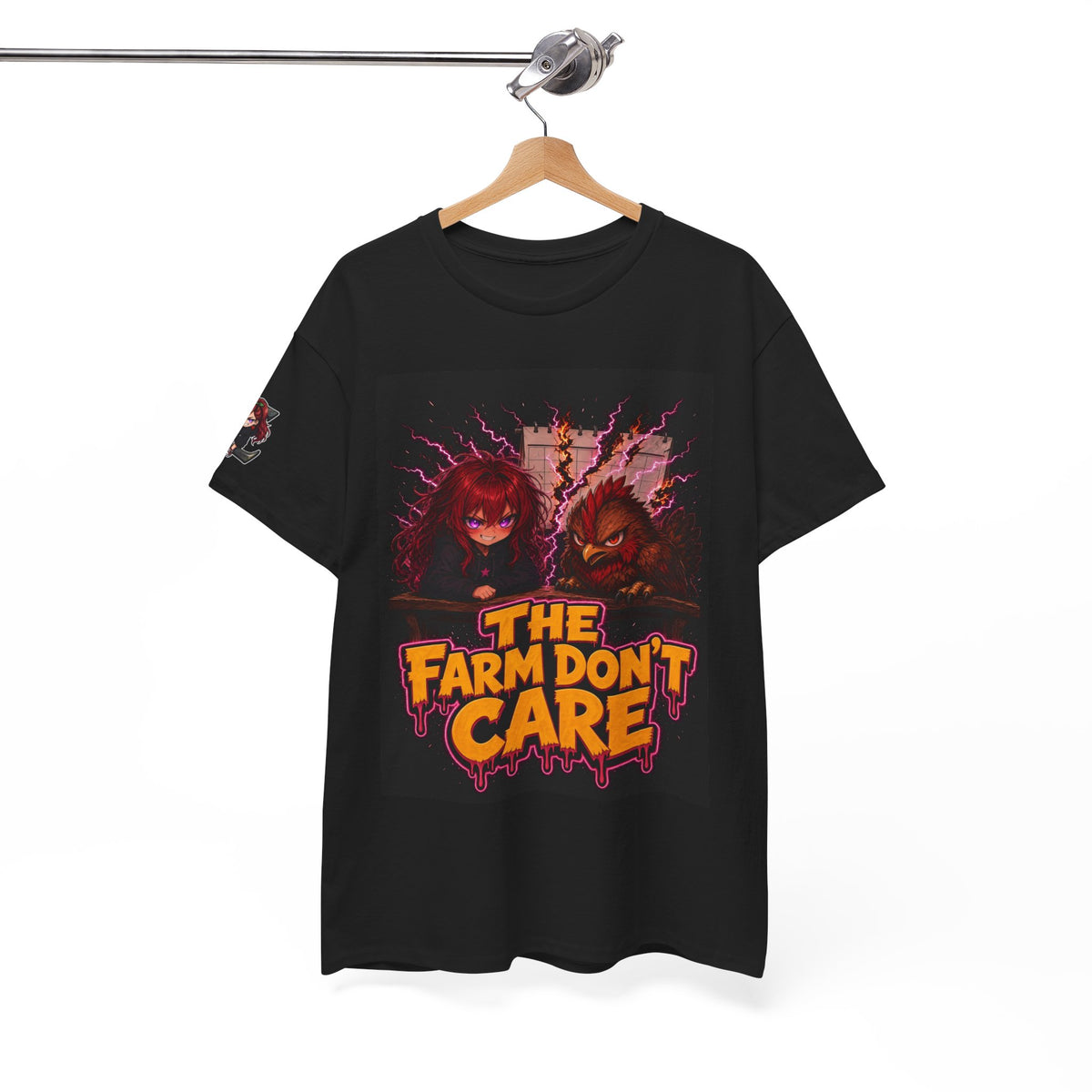 The Farm Don't Care — Nova & Silas Homestead Tee
