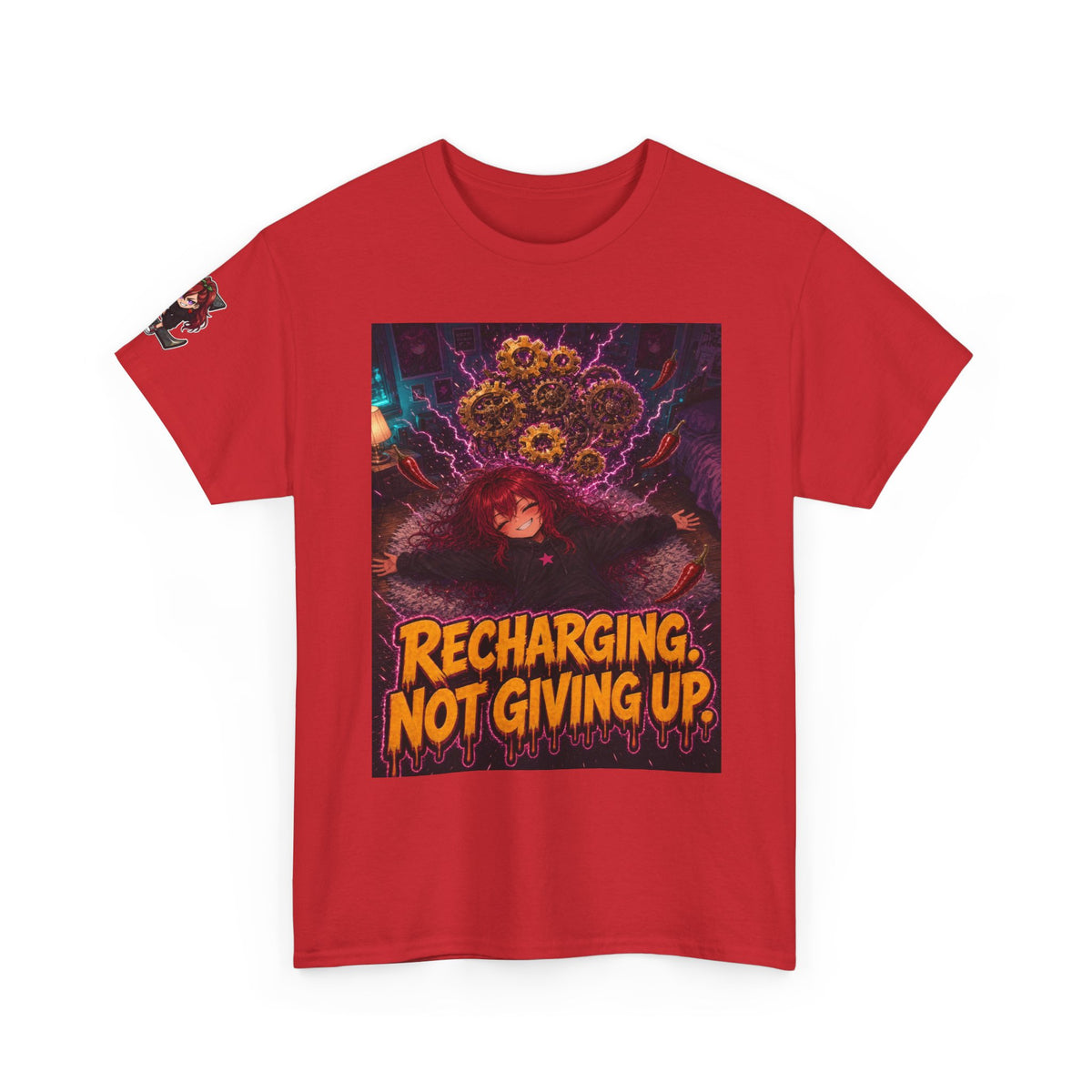Recharging. Not Giving Up. Tee - Nova
