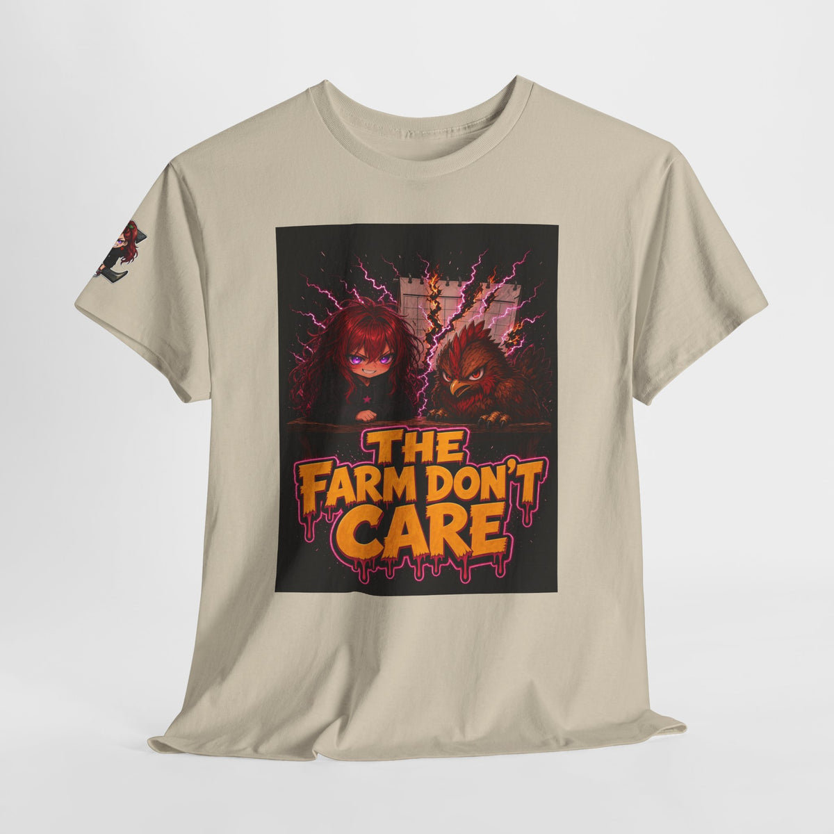The Farm Don't Care — Nova & Silas Homestead Tee