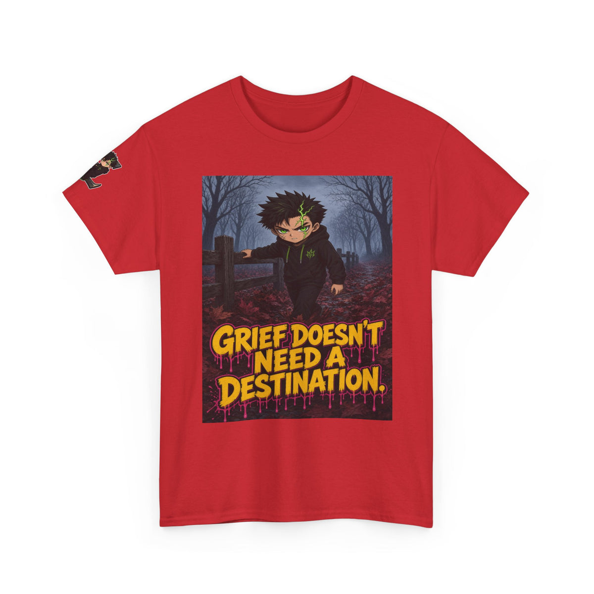 Grief Doesn't Need a Destination. Tee - Silas