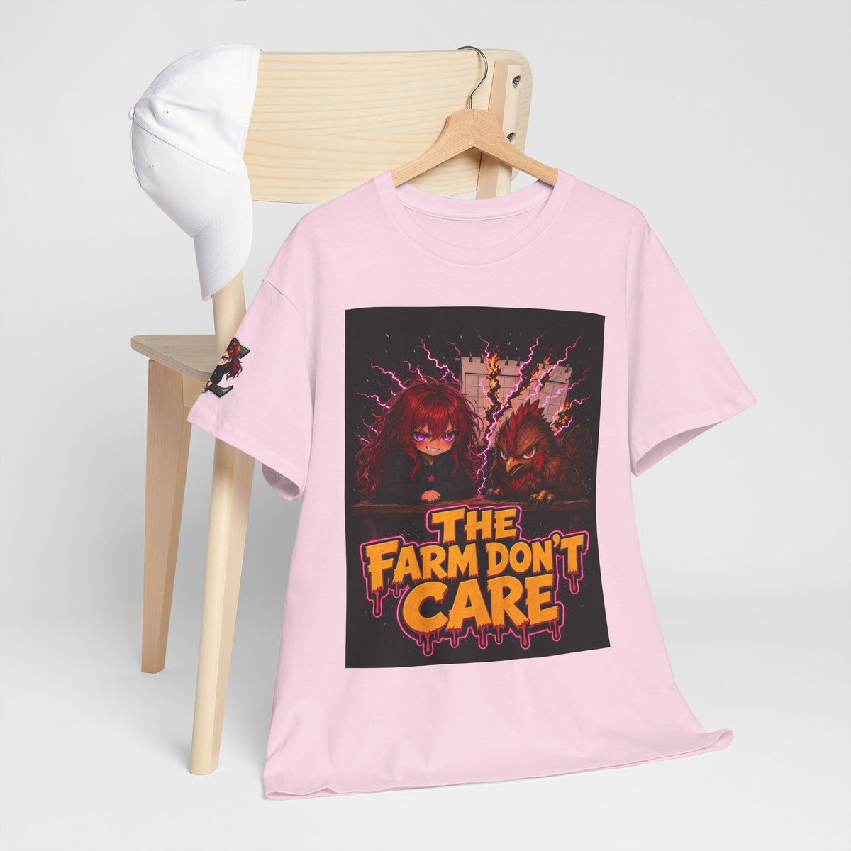 The Farm Don't Care — Nova & Silas Homestead Tee