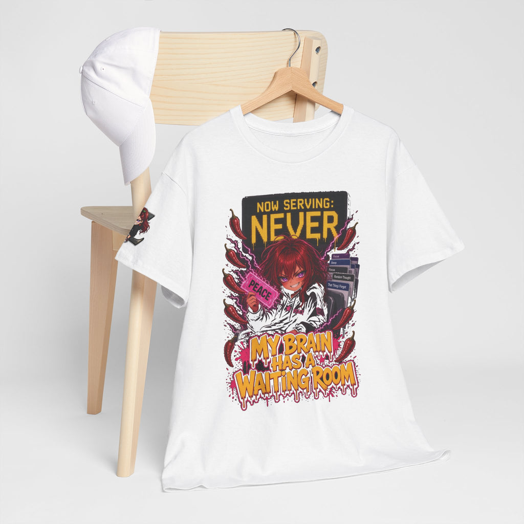 My Brain Has a Waiting Room Tee - Nova
