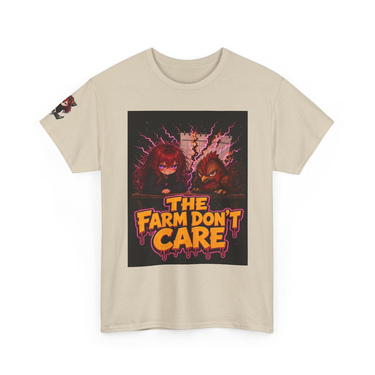 The Farm Don't Care — Nova & Silas Homestead Tee