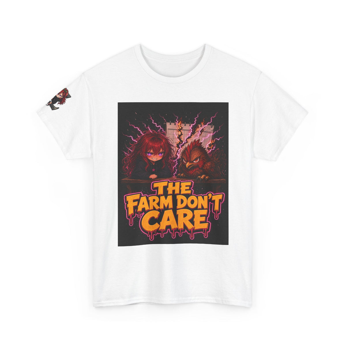 The Farm Don't Care — Nova & Silas Homestead Tee