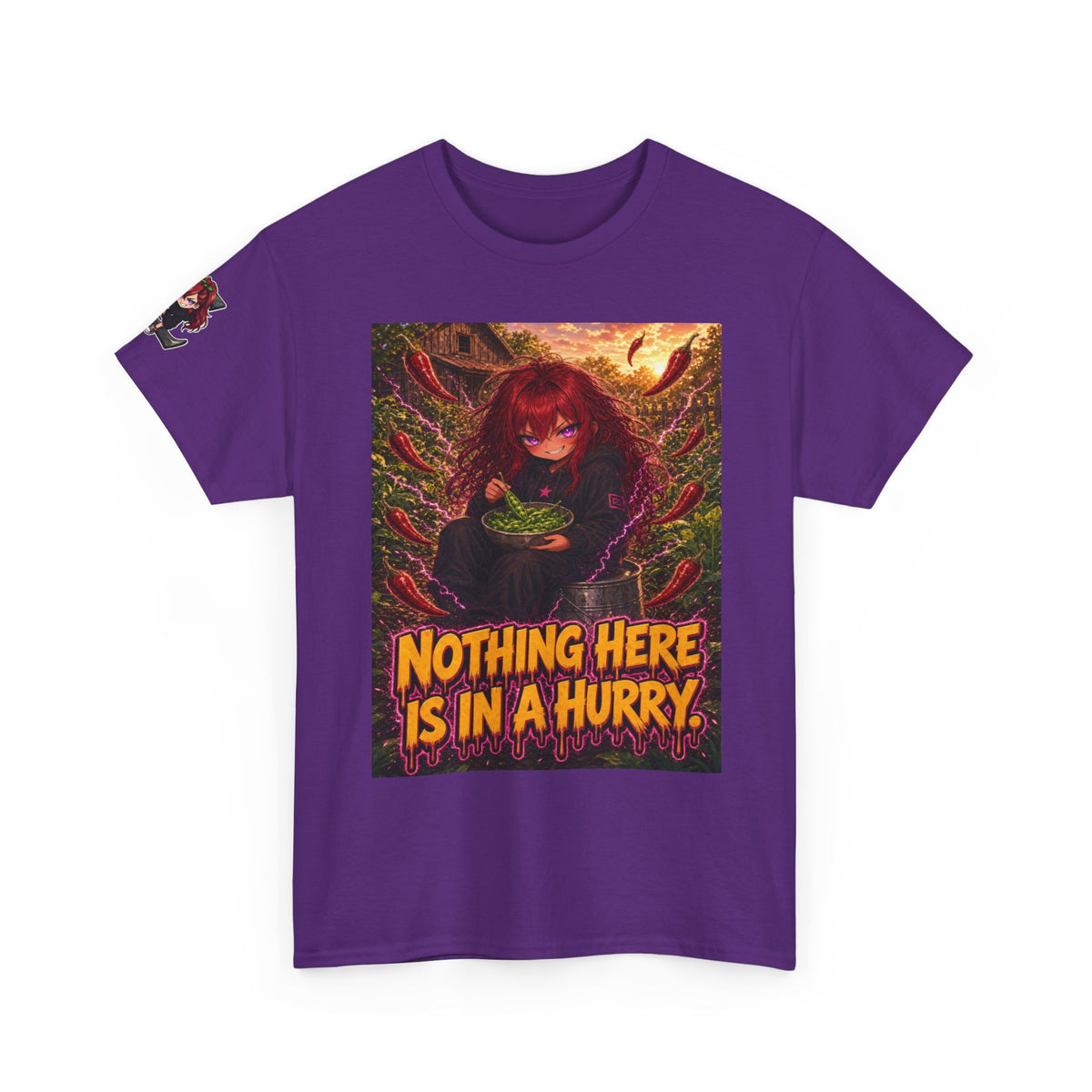 Nothing Here Is in a Hurry. Tee - Nova
