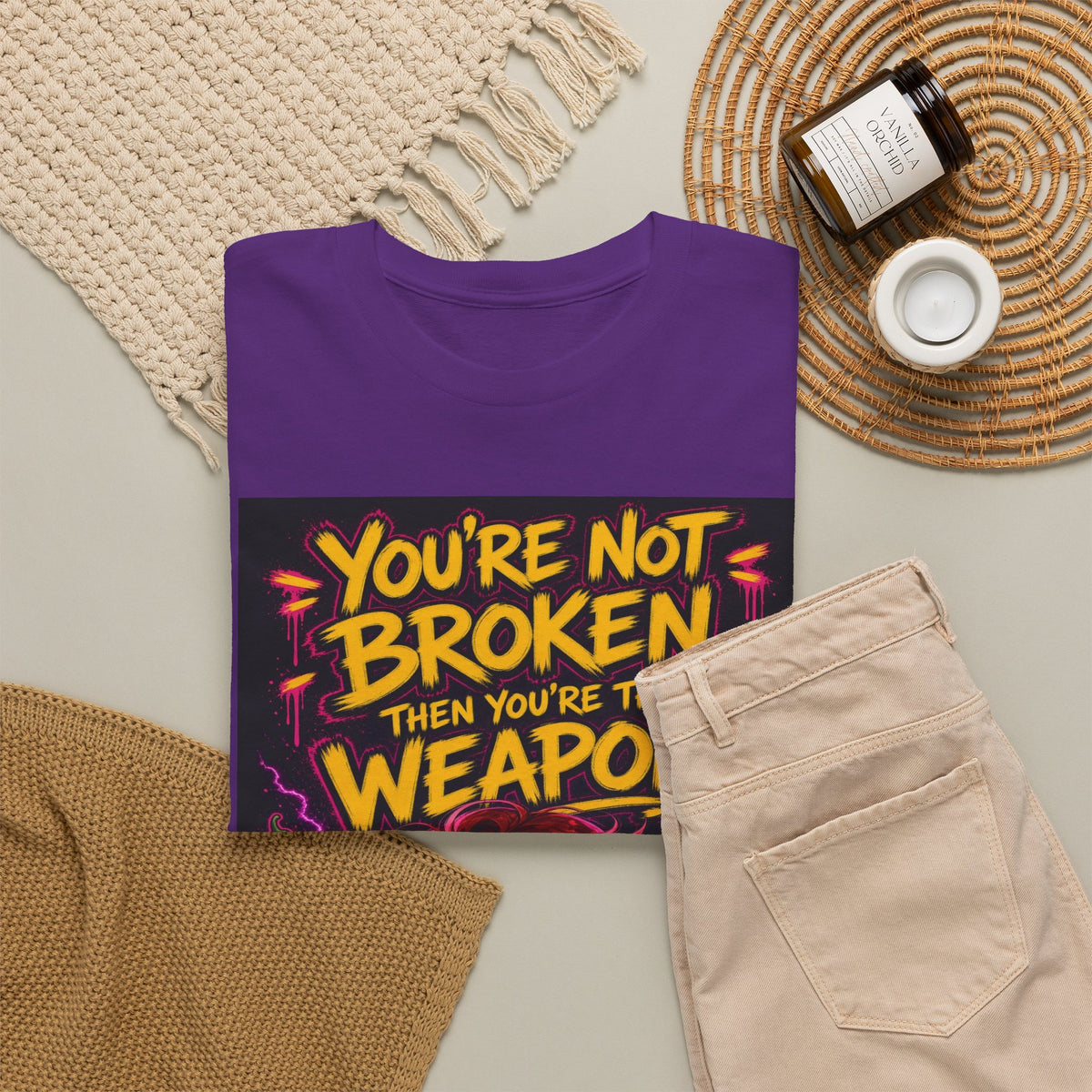 You're Not Broken — You're The Weapon — Nova Tee
