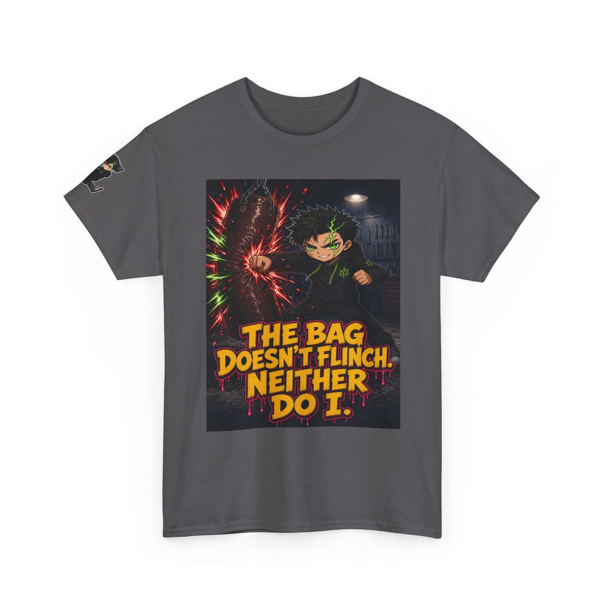 The Bag Doesn't Flinch. Neither Do I. Tee - Silas