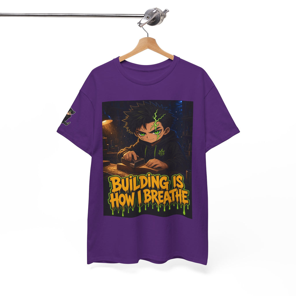 Building Is How I Breathe — Silas Tee