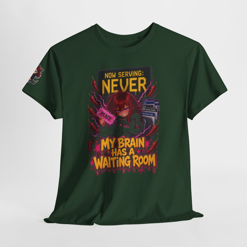 My Brain Has a Waiting Room Tee - Nova