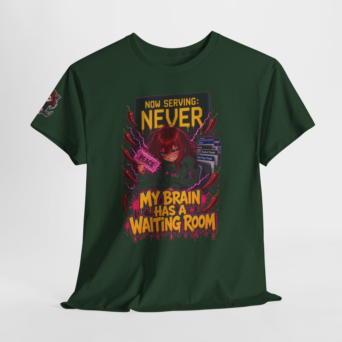 My Brain Has a Waiting Room Tee - Nova