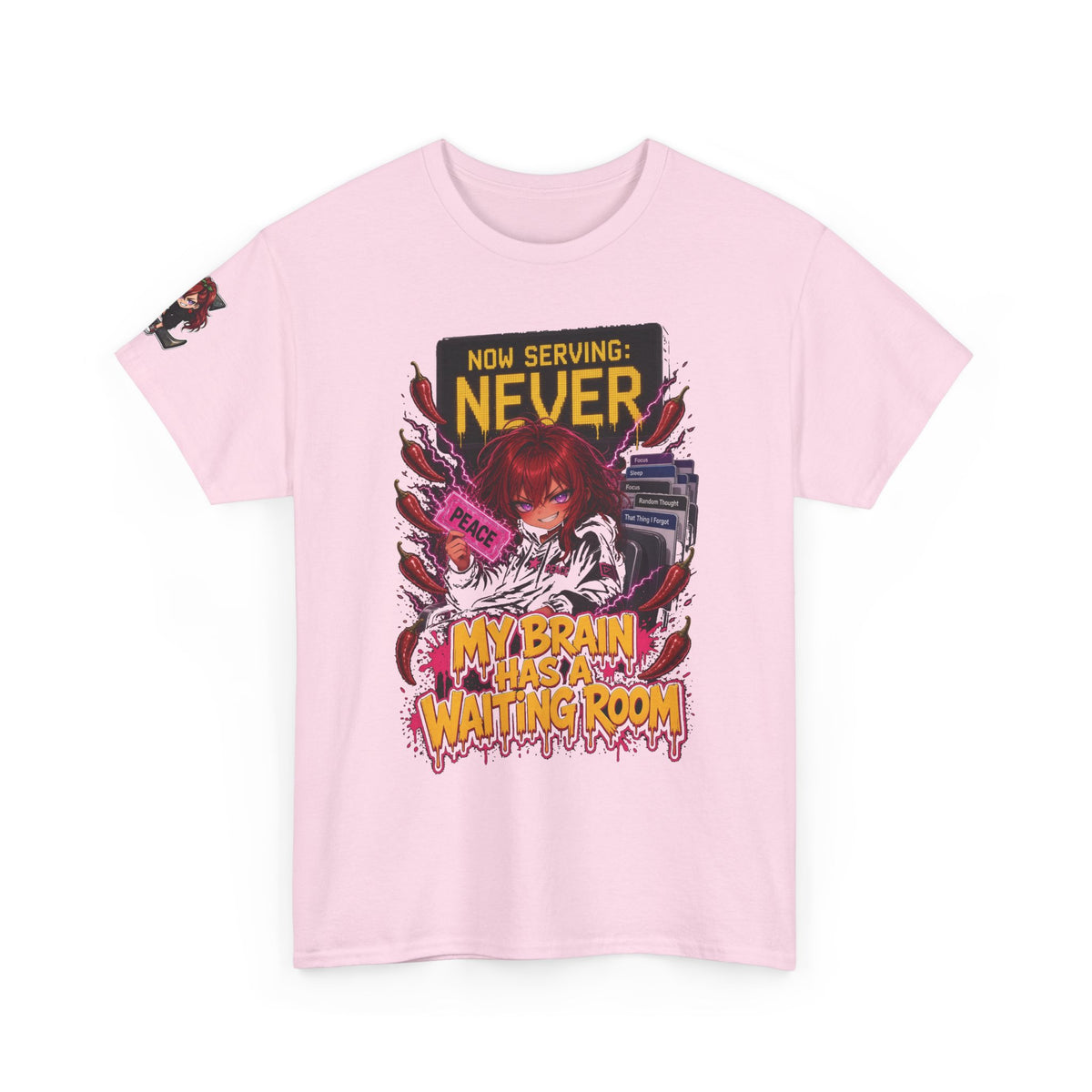 My Brain Has a Waiting Room Tee - Nova