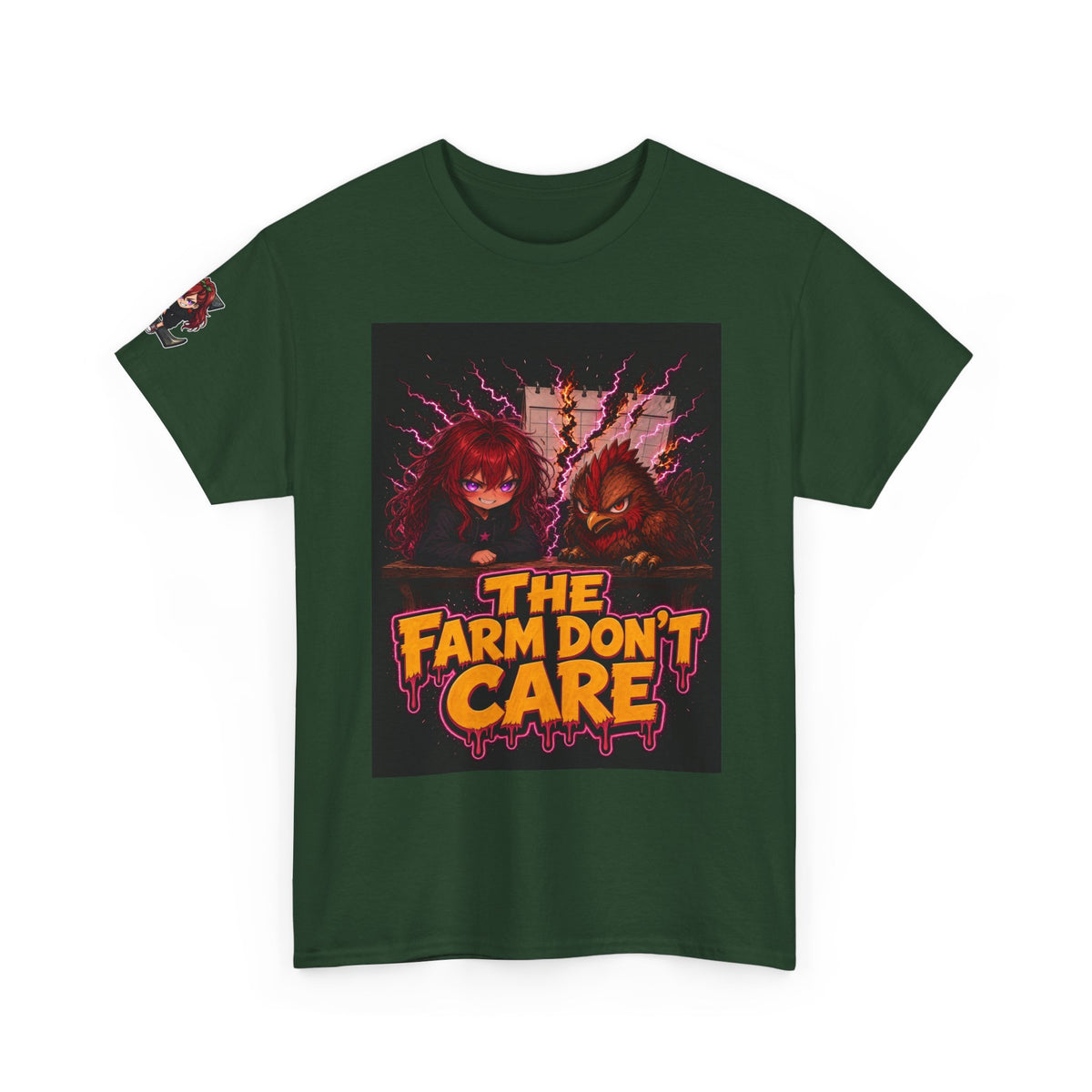 The Farm Don't Care — Nova & Silas Homestead Tee
