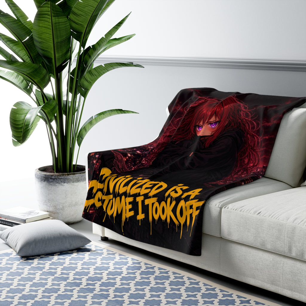 Civilized Is a Costume I Took Off — Nova Sherpa Blanket (Nova Feral)