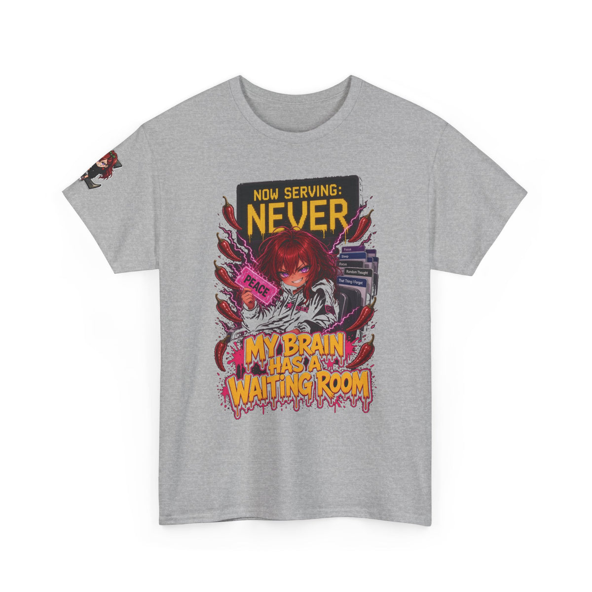My Brain Has a Waiting Room Tee - Nova