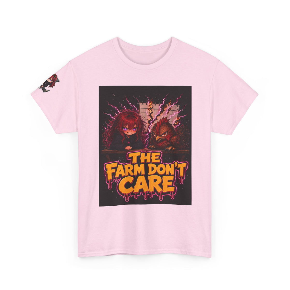 The Farm Don't Care — Nova & Silas Homestead Tee