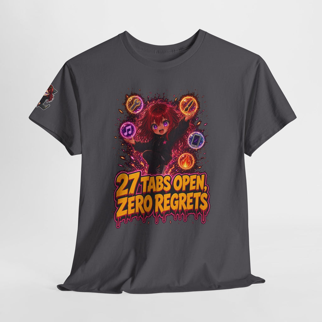 27 Tabs Open, Zero Regrets Tee - Nova