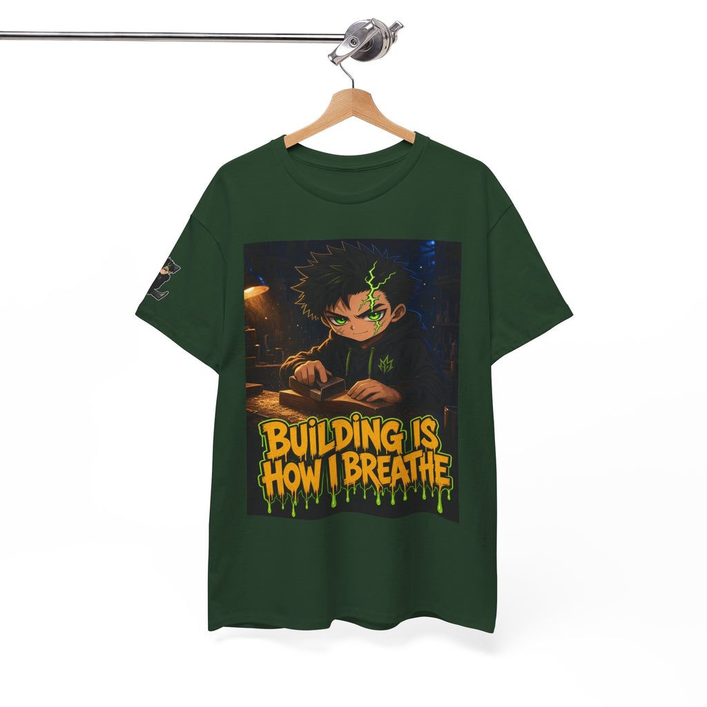 Building Is How I Breathe — Silas Tee