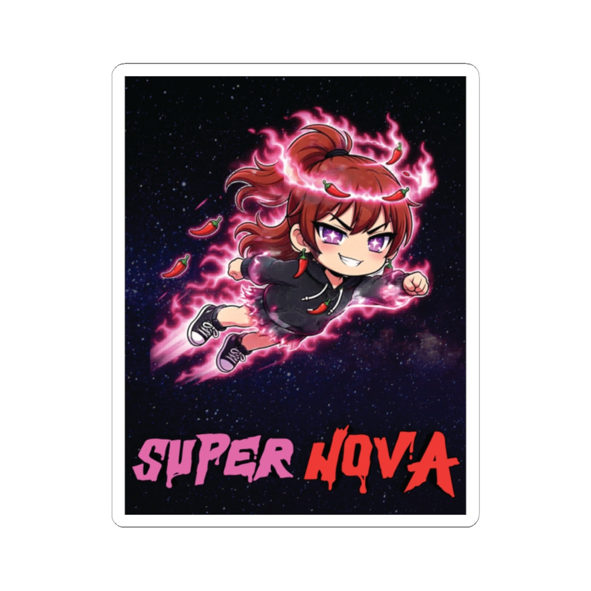 Super Nova-Kiss-Cut Sticker