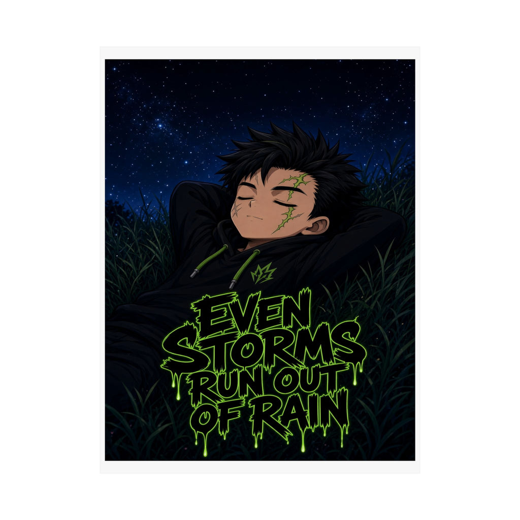 Even Storms Run Out of Rain — Silas Poster (Silas Stillness)