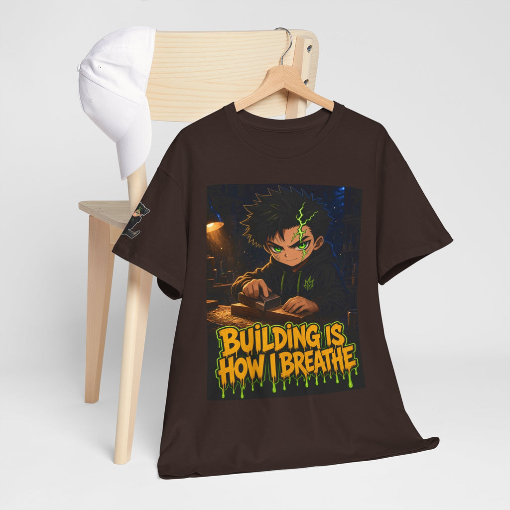 Building Is How I Breathe — Silas Tee