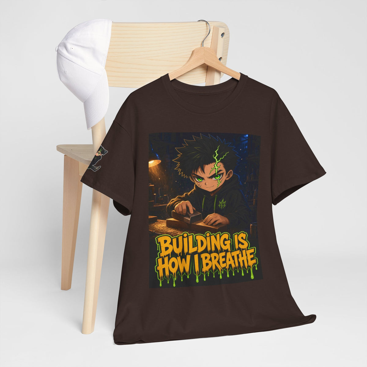 Building Is How I Breathe — Silas Tee
