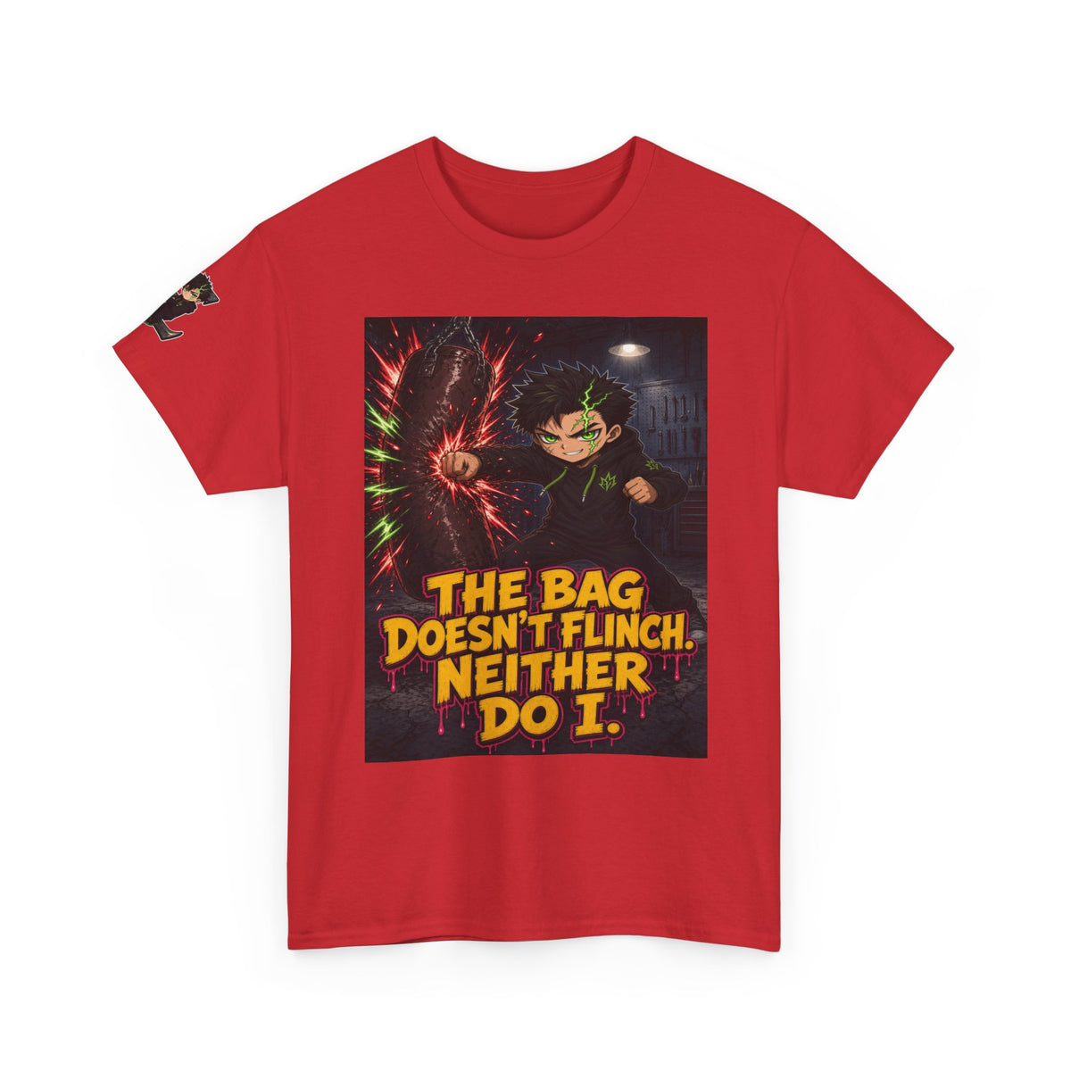 The Bag Doesn't Flinch. Neither Do I. Tee - Silas