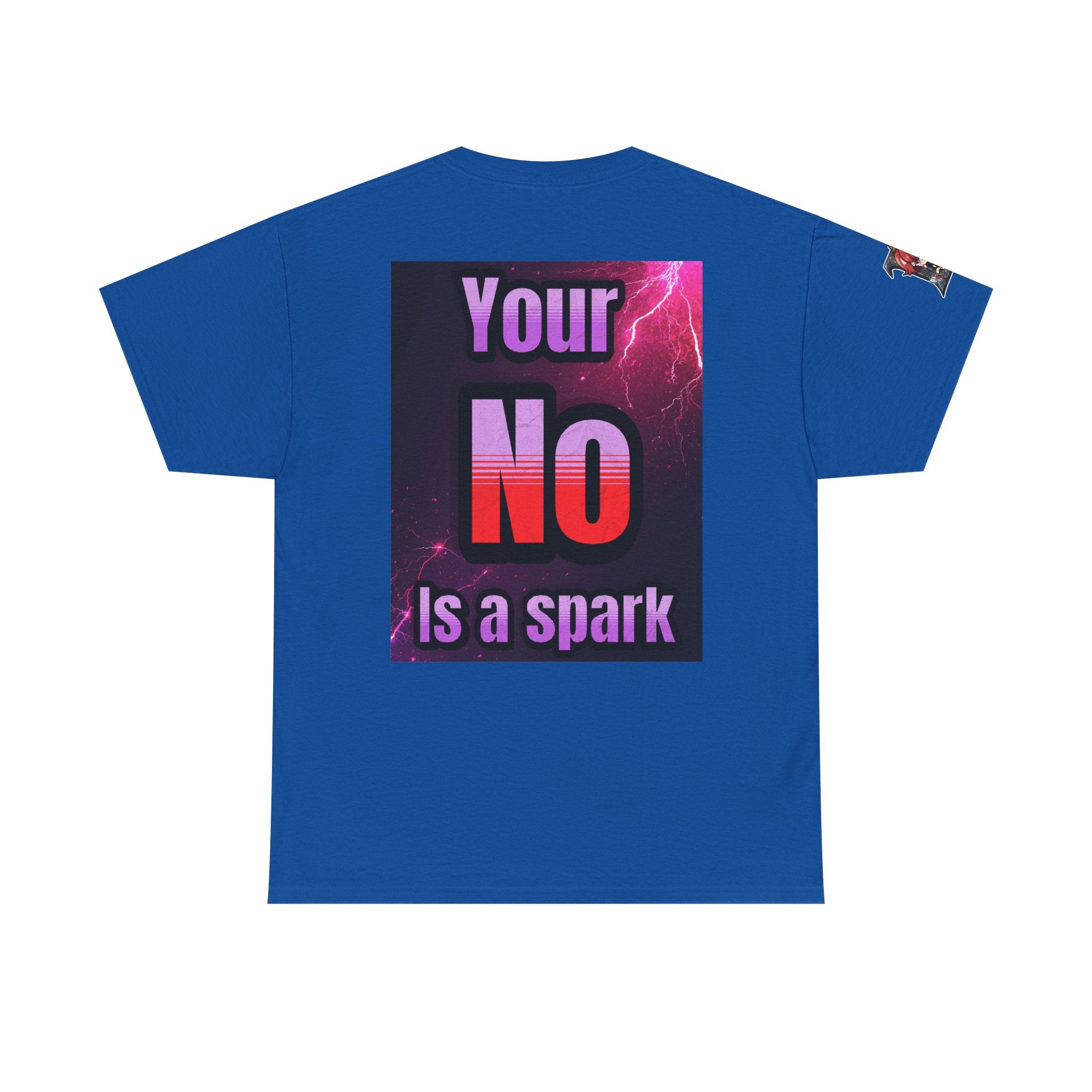 Graphic Tee — “Your No Is a Spark” Anime-Inspired Motivational T-Shirt