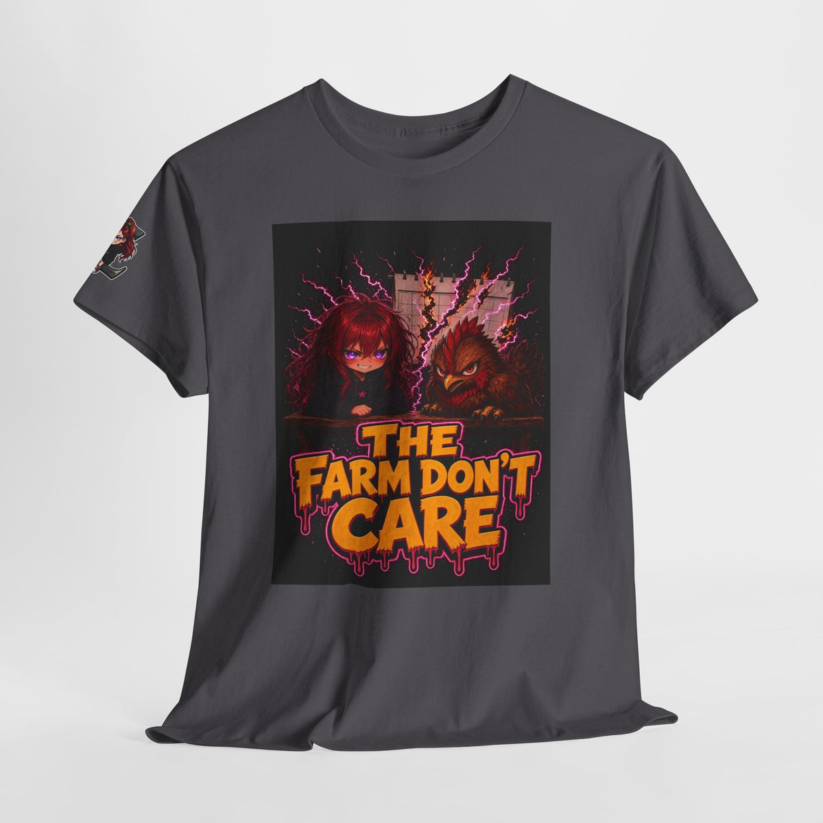 The Farm Don't Care — Nova & Silas Homestead Tee
