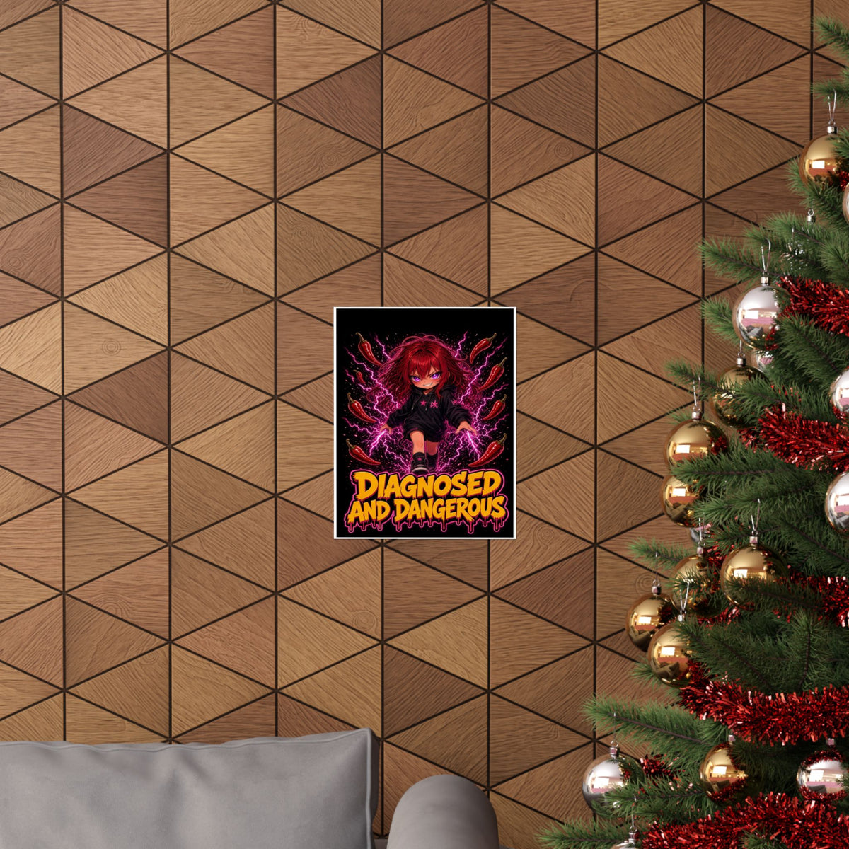 Diagnosed and Dangerous — Nova Poster (Nova NeuroSpicy)