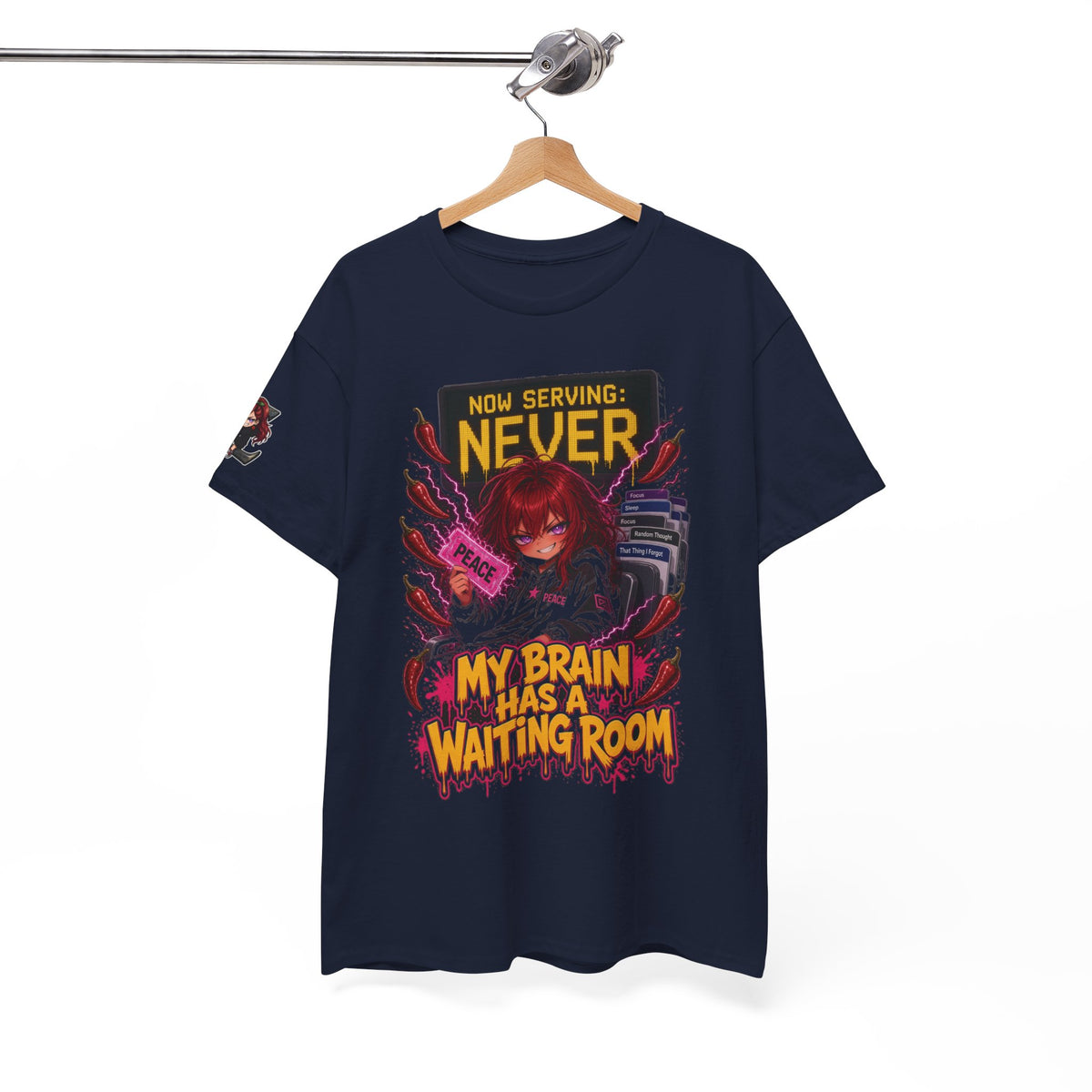My Brain Has a Waiting Room Tee - Nova