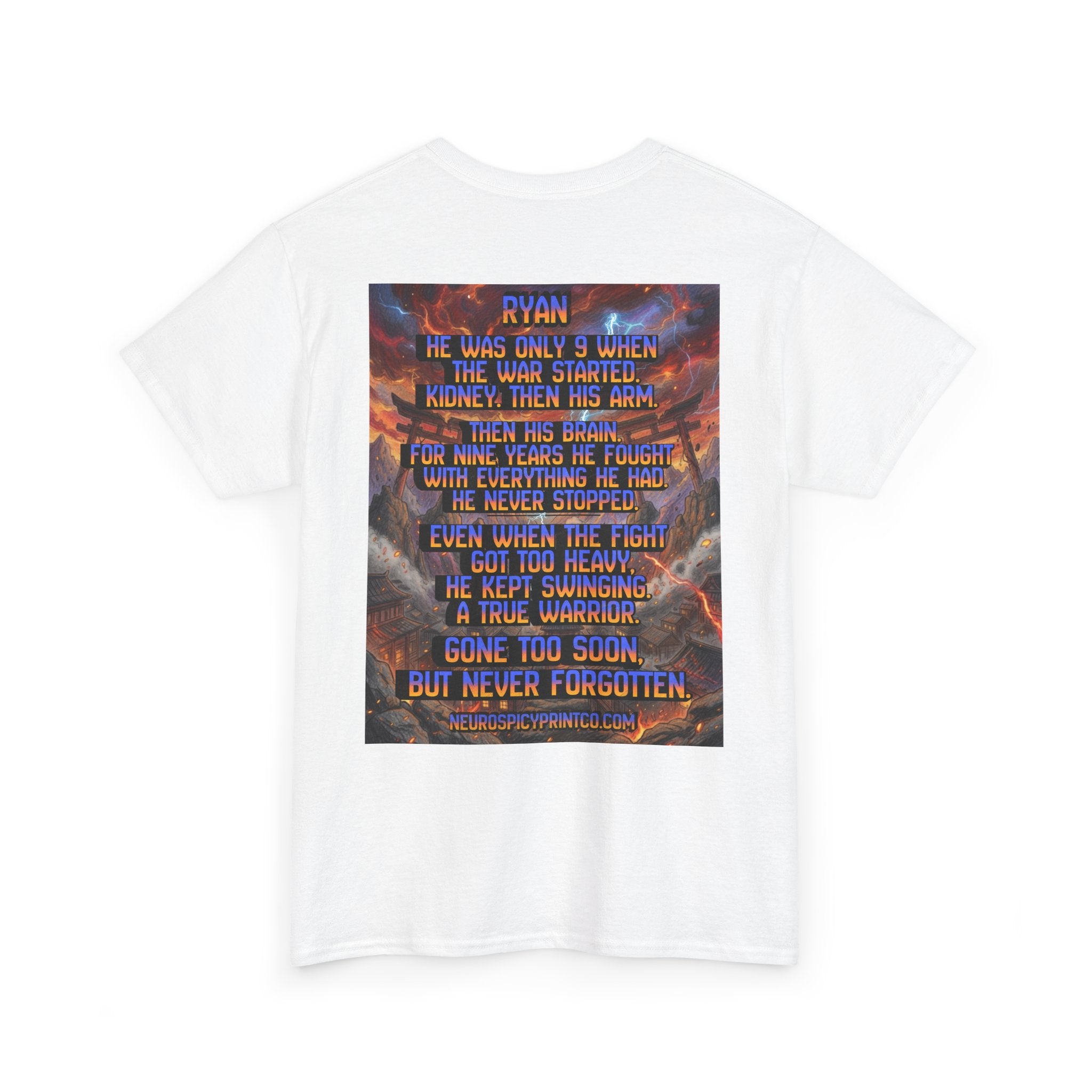 Ryan's Shirt — A Warrior's Art Lives On