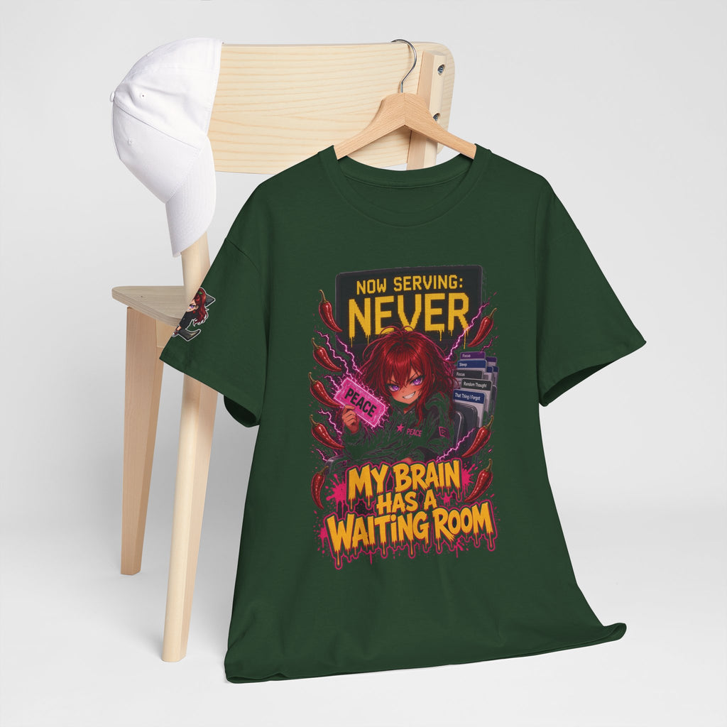 My Brain Has a Waiting Room Tee - Nova