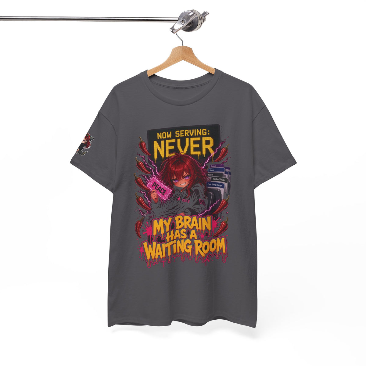 My Brain Has a Waiting Room Tee - Nova