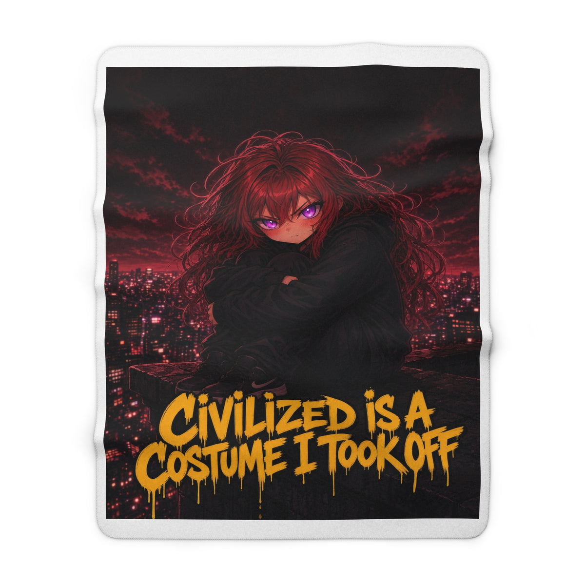 Civilized Is a Costume I Took Off — Nova Sherpa Blanket (Nova Feral)