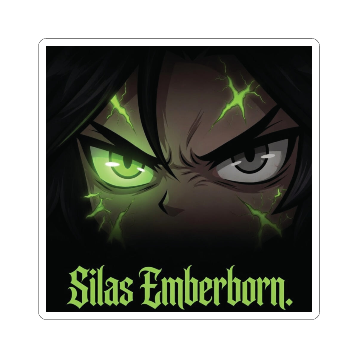 Silas Emberborn — Kiss-Cut Sticker