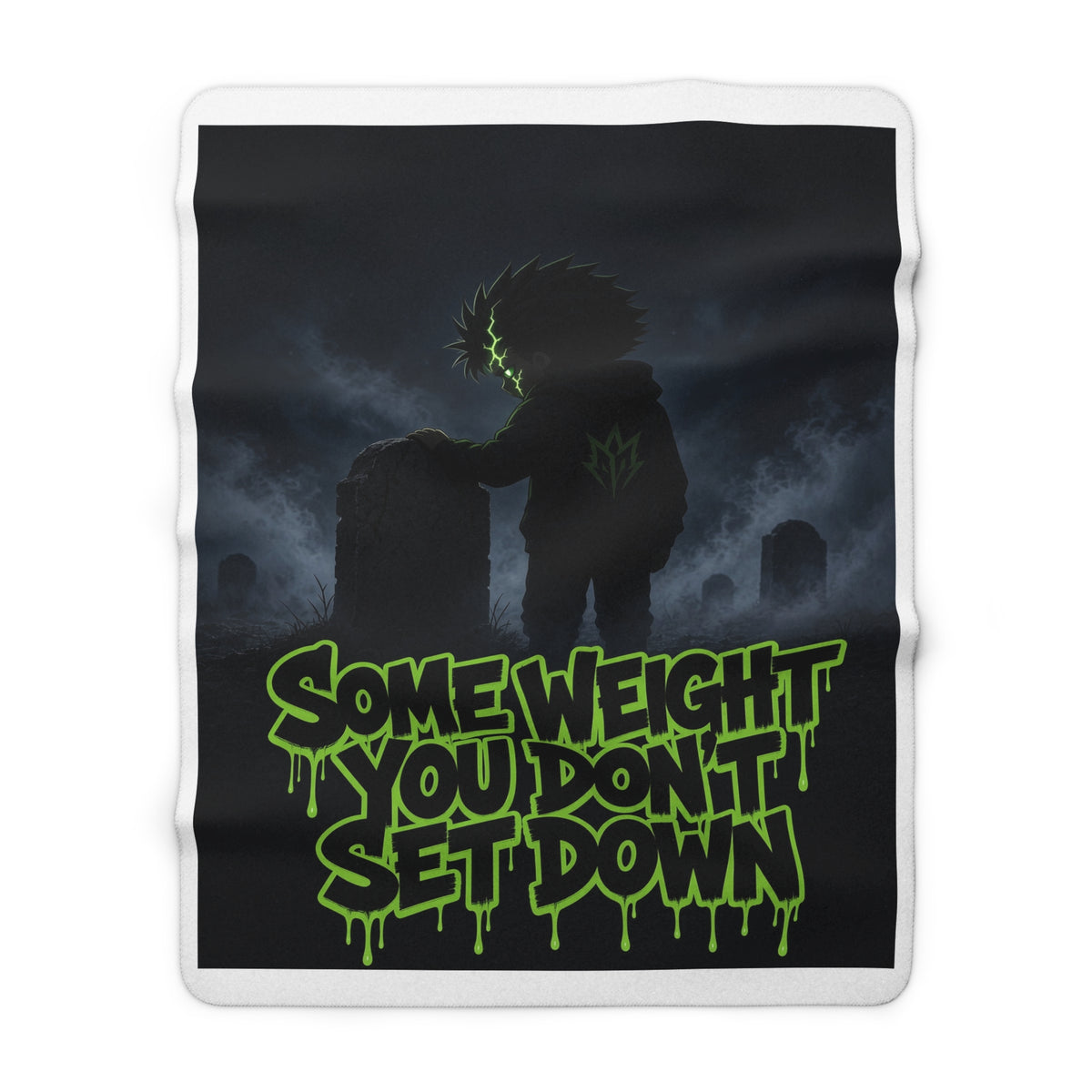 Some Weight You Don't Set Down — Silas Sherpa Blanket (Silas Grief)
