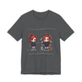 Homesteading vs Hobbies T-Shirt | Cute Chibi Woman Illustration, Funny Contrast Tee
