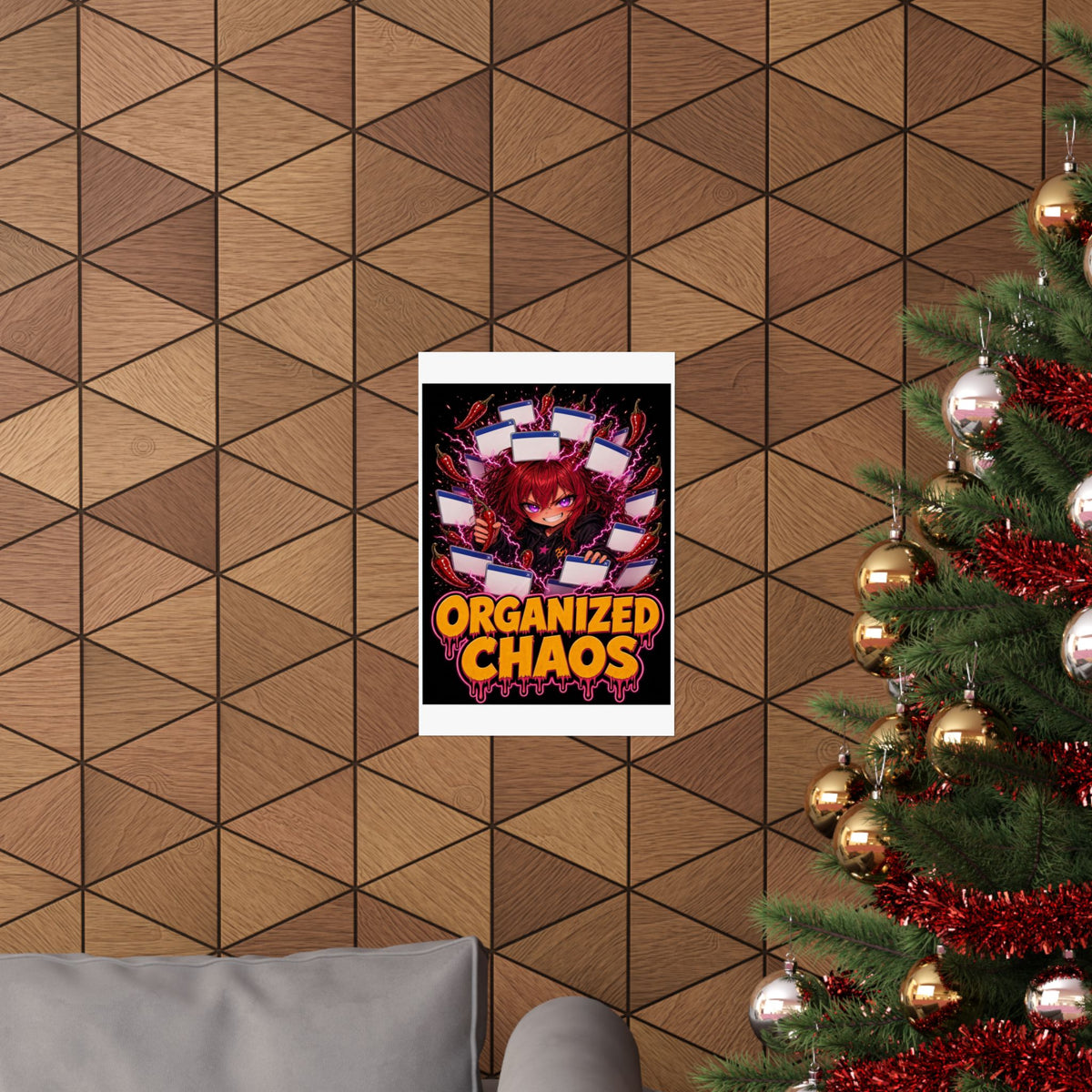 Organized Chaos: 47 Tabs, One Plan — Nova Poster (Nova Chaos)