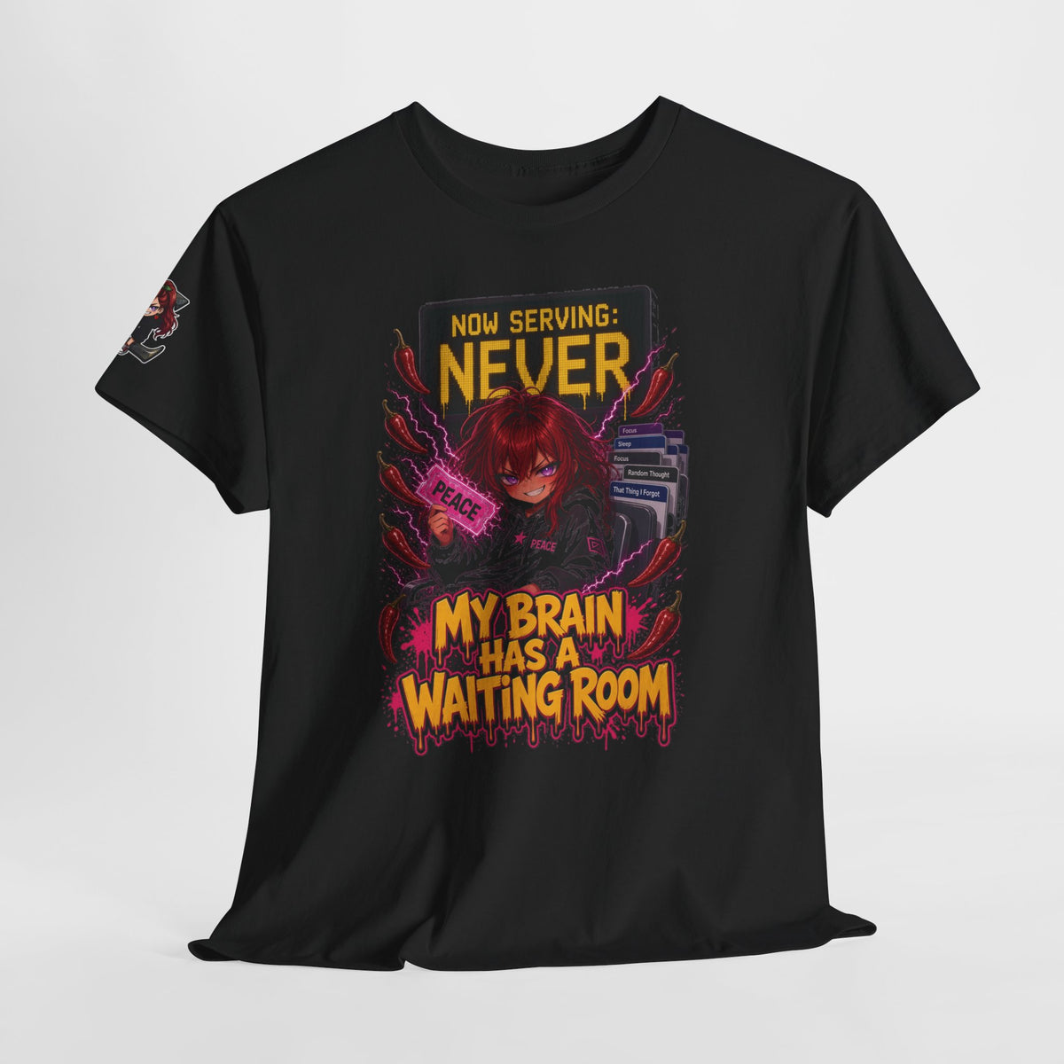 My Brain Has a Waiting Room Tee - Nova